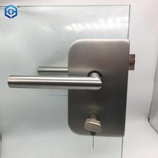 静玻璃门锁不RJO锈钢道玻璃门锁光无框通音办公室玻璃锁砂推拉门