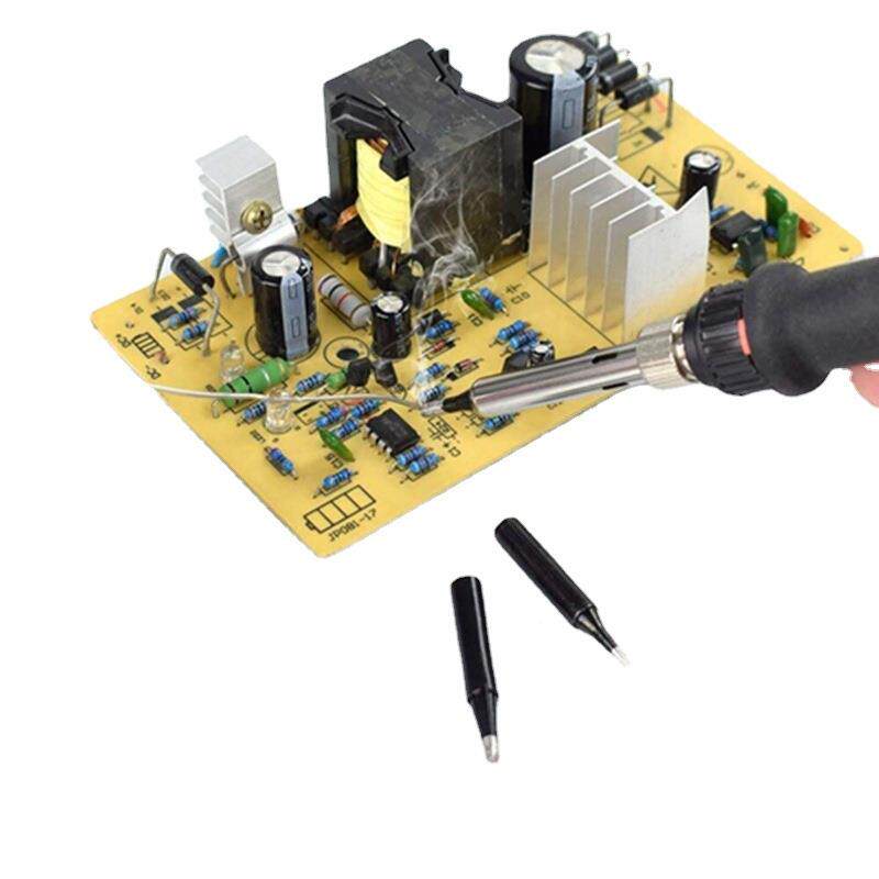 烙0数字LCD显示屏N烙铁快速加热铁恒温电手提工具箱6套件