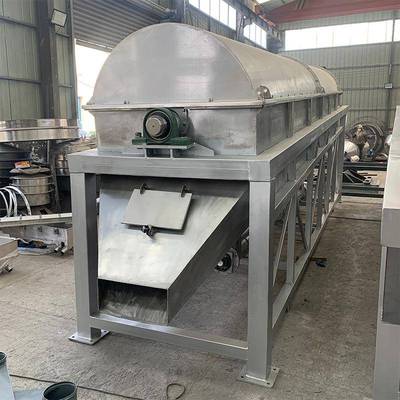 有轴不锈旋圆筒肥料滚筒筛转化肥筛分机GTS颗粒大产量钢滚筒筛筛