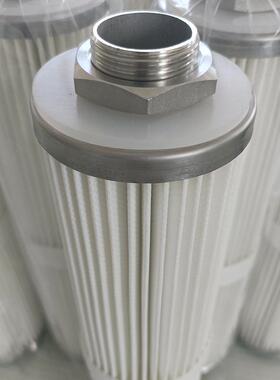 厂家3064螺尘纹安装PTFE304螺纹覆膜除滤芯滤筒331L不锈钢织编网