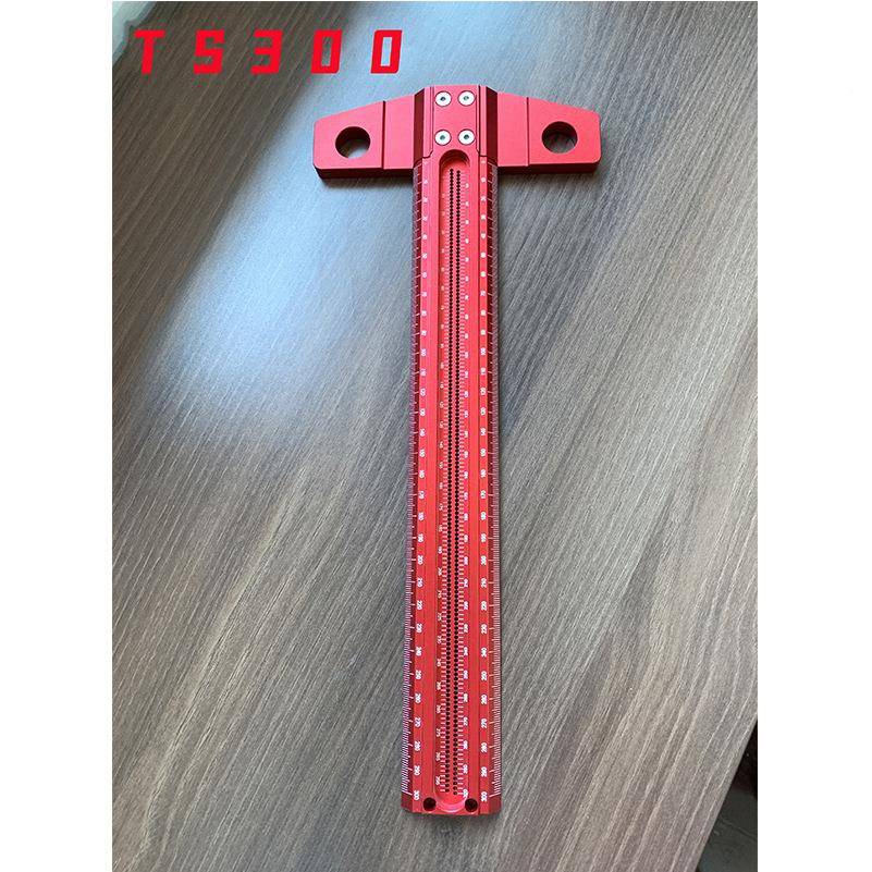 HU位TO木工画线尺型洞TS300洞尺9T0°直角尺画线尺木工量具O定尺