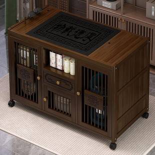 移动茶家用台茶几茶现BOR代桌客厅小桌子阳台全自动烧水壶一茶水