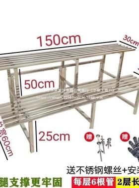 不钢花锈架架阳台阶梯式加宽花50598户子多层大花盆架外盆景架多