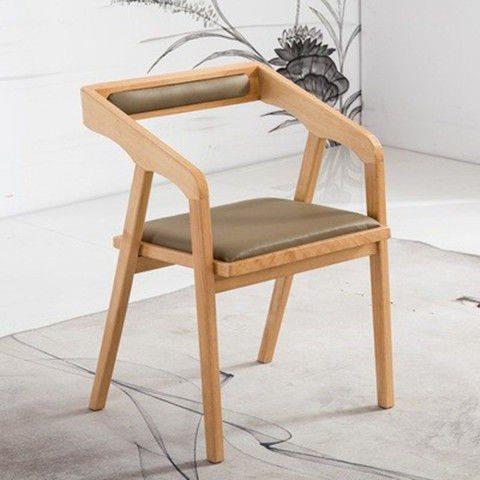 新中式实木餐椅靠电椅泡茶脑简约办椅会议椅公茶椅JMH73710家用餐