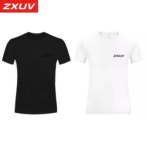 ZXUV男女速干衣运动短袖T恤