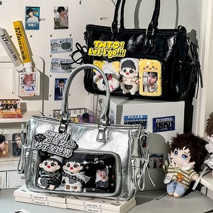 周胖胖自制演唱会藏灯牌支架包包藏应援物神器新款大容量双肩痛包