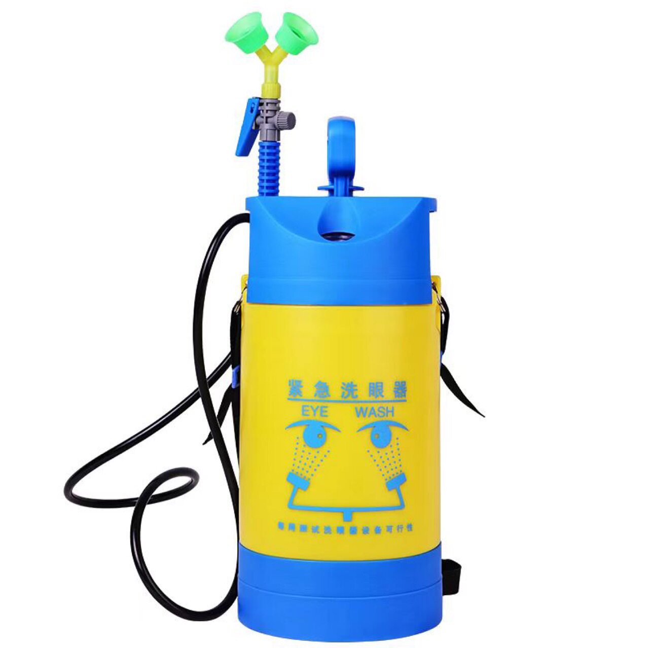 多宏DH-5C洗眼器 便携式双口洗眼器 洗眼器 移动式洗眼器