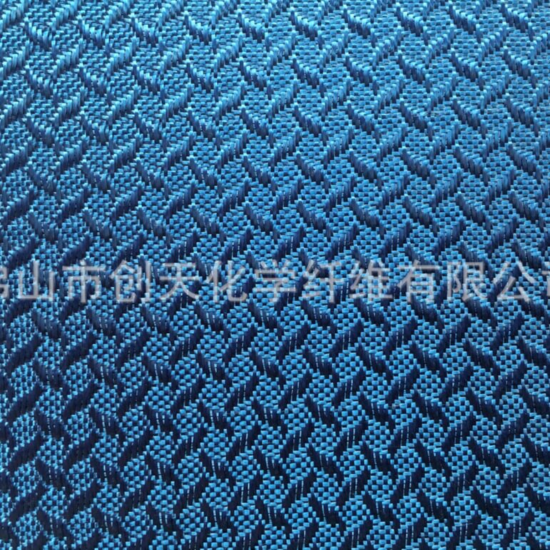 厂家直供电镀玻纤布1K-人形提花蓝色玻璃纤维布-十米包邮