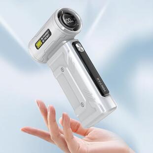 新款高速暴力风扇手持便携迷你USB风扇数显涡旋露营高速风扇