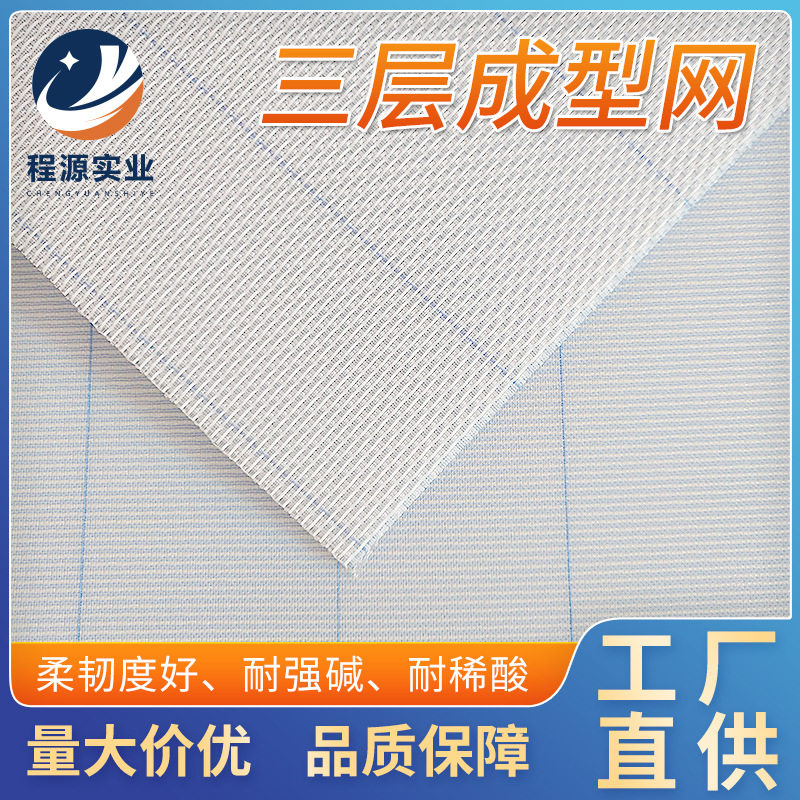 厂家直供造纸机过滤网三层成型网造纸网造纸烘干长网造纸脱水滤网