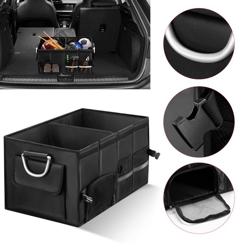 多功能车内后尾厢整理储物箱汽车后备箱收纳箱鞋子收纳盒车载用品