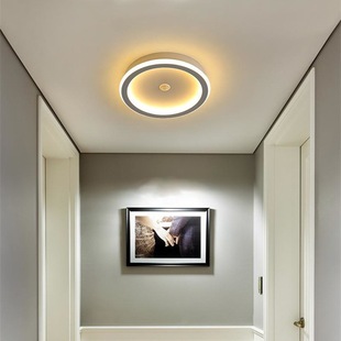 人体感应灯led过道灯走廊灯简约现代入户门厅灯楼梯间光控吸顶灯
