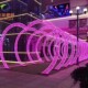 爱心隧道爱心拱门时光隧道夜游灯光节造型灯商业街户外亮化景观灯