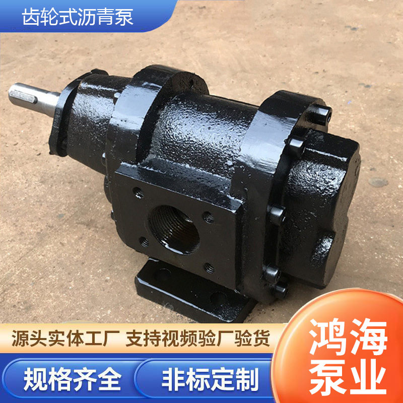 液态橡胶齿轮式沥青泵液态石蜡灌缝机灌胶筑路机械设备自吸齿轮泵