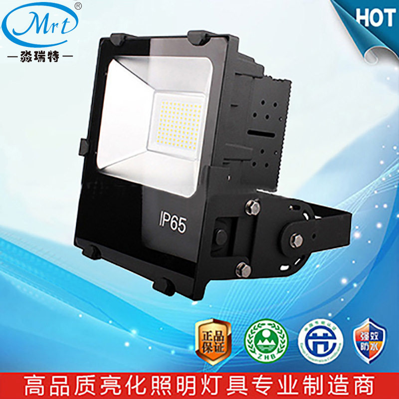 LED贴片景观照明广告牌招牌鳞片式投射投光泛光高杆塔吊灯100W