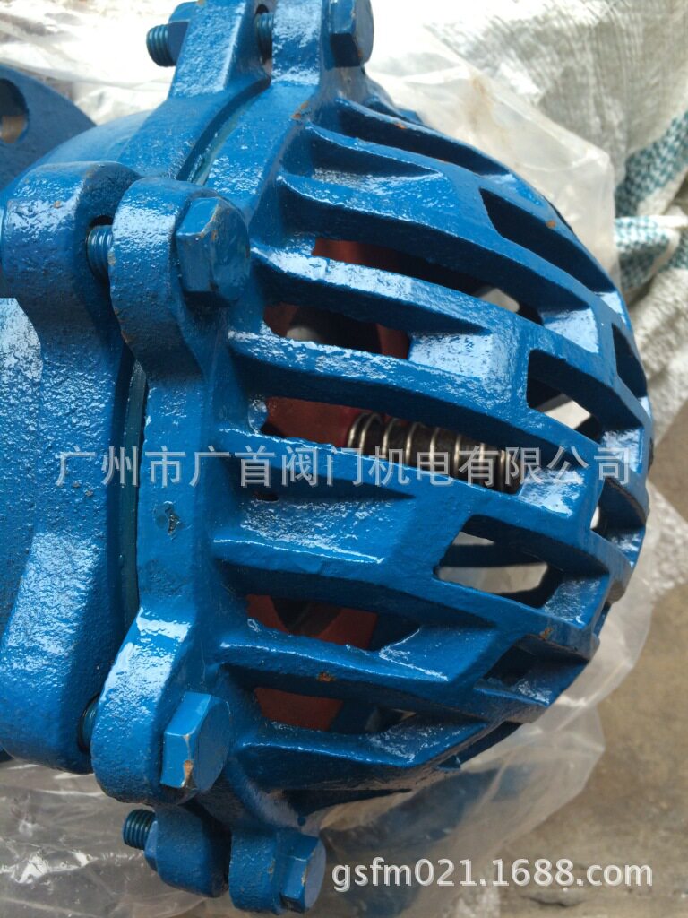 QT450球墨铸铁法兰底阀H42X10 DN150 水泵水池底阀 单向阀