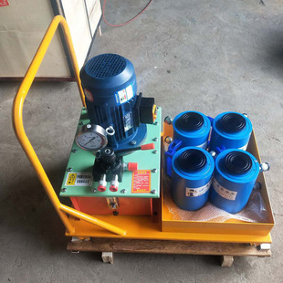 厂家热销板式换热器拆装工具  电液动一拖四空心油缸  板换夹紧器