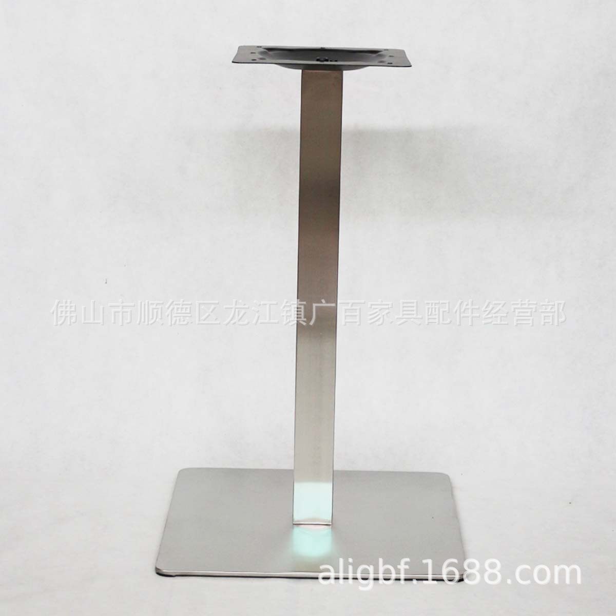不锈钢金属平板台脚台架钢板桌脚桌子架酒店办公餐厅桌腿五金厂家
