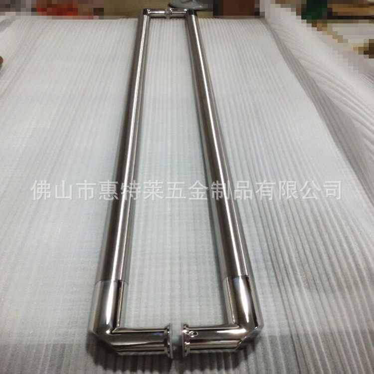惠特莱五金直销不锈钢极简风工程酒店商铺玻璃门木门大拉手门把手