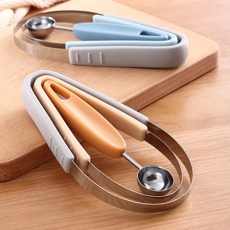 速发三合一多功分水果挖球器哈密瓜分割器水果拼盘小具工能割雕花