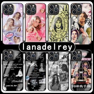 Lana12Del拉娜德雷Rey玻璃 lanadelrey手机壳苹果13华为p40打雷姐iPhone14promax专辑OPPO周边vivo小米11x同款