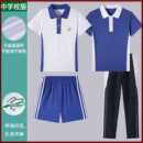 青圳深圳校服裤子中学生夏季男女初中高中生夏装短袖上衣长裤套装