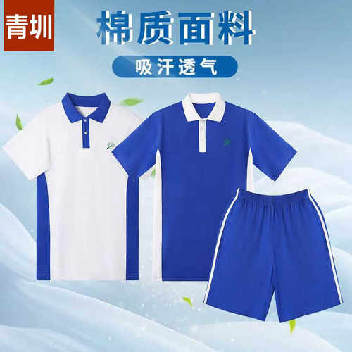 深圳校服初高中学生夏季短袖套装