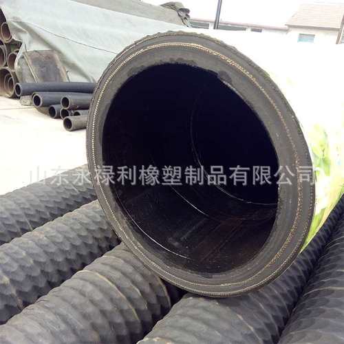 钢丝骨架管法兰吸沙大口径吸沙卸灰污水输送用橡胶管现货供应