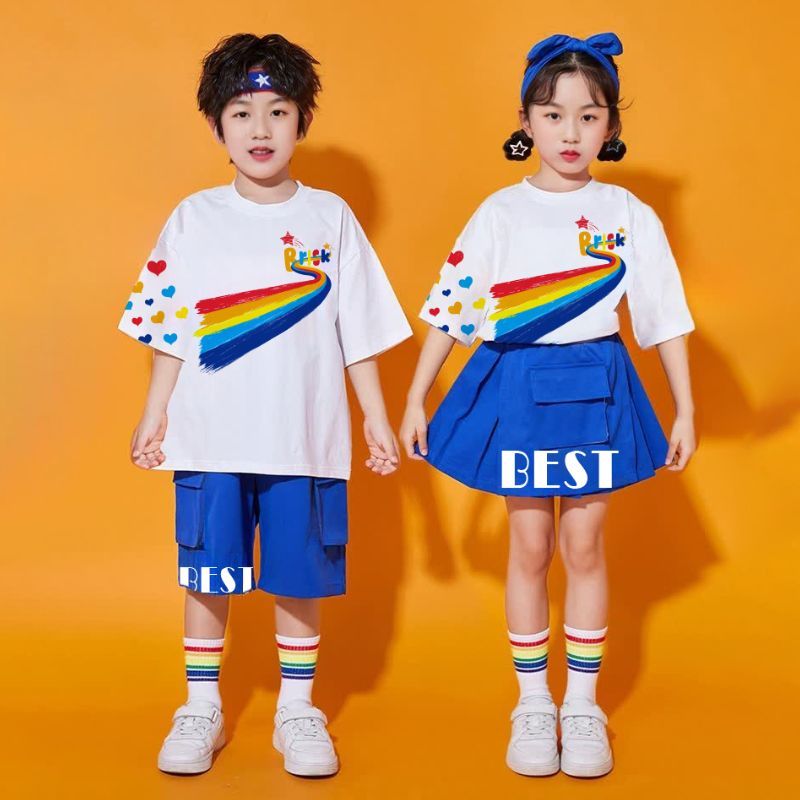 送发带幼儿园服装开幕式啦啦队表演六一儿童演出服运动会小学生