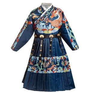 春秋男童汉服锦衣卫飞鱼古装儿童中国高端明制原创中秋节男孩汉服