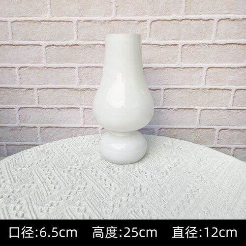 现代简约葫芦型花l瓶 客厅装饰插花高级感花瓶 网红轻奢玻璃花瓶