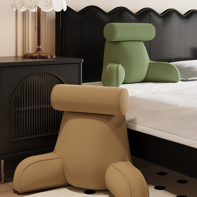 孕妇床上腰靠枕床头软包靠背护颈护腰久坐神器床头靠垫沙发可拆洗