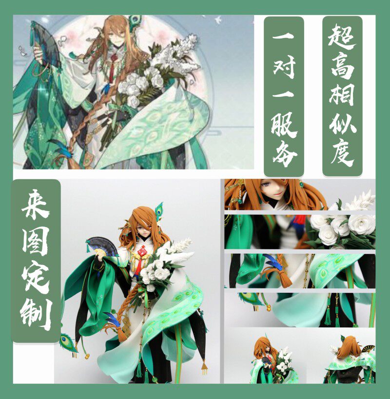 定制手办软陶人偶真人公仔来图照片订制做软陶粘土模型生日礼物图片