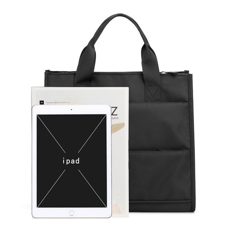 多隔层商务男包大容量会议手提公文包出差短途通勤男手提电脑包