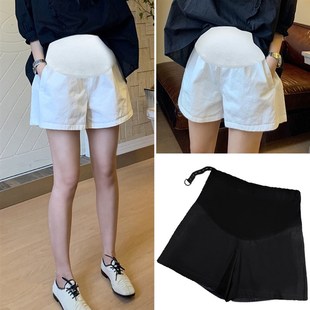 外穿怀孕短裤 2023新款 孕妇打底裤 孕妇夏装 热裤 子夏季 夏款 夏 托腹裤