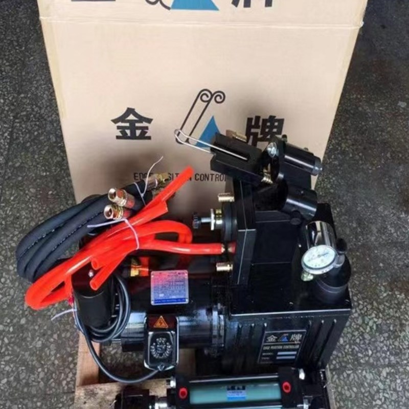 高精度伺服纠偏机U型超声波传感器纠边同步推动自动追线对边机