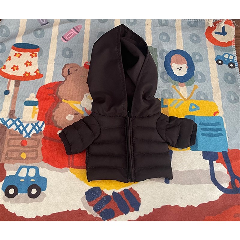 肥仔大佬20cm棉花娃娃长款面包服娃衣20厘米棉花娃娃外套棉衣娃衣