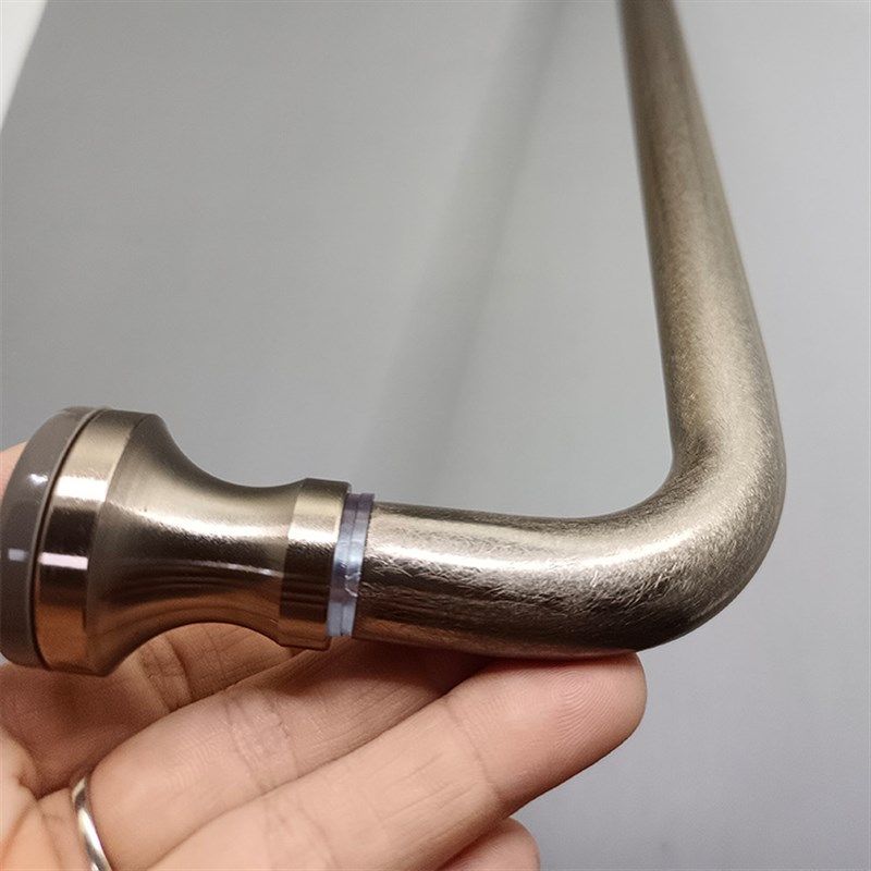 极简卫生间移门隔断浴室淋浴房玻璃门全季拉手带头圆管不锈钢拉手