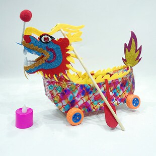 手工龙船手提灯笼中式传统非遗手工灯笼汉服配饰灯笼舞台表演道具