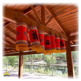 饰景区布置开业庆典婚庆礼X品用品led 复古宫灯传统布灯笼家居装