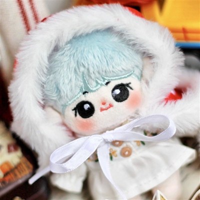 10cm  /20cm娃衣u斗篷十厘米玩偶披肩可爱冬日外套喜庆娃衣古装