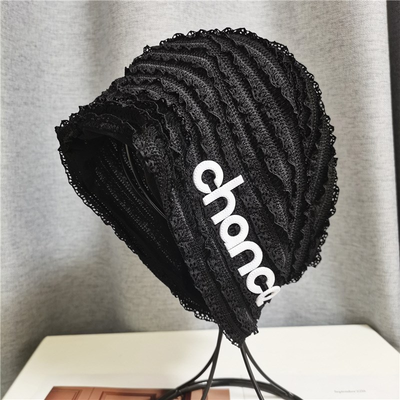 夏天薄款针织网纱蕾丝睡帽包头春秋季老人化疗后女士帽光头布帽子
