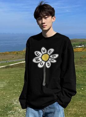 CTST美式E TRACK小众潮牌美式男士情侣秋冬内搭打底衫上衣长袖T恤