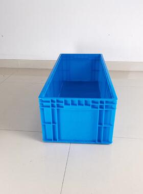 *工EU物流箱大号加厚汽车业41028配件养鱼养龟塑料箱蓝灰0色10004
