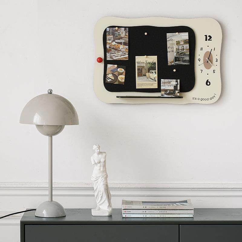 拍W饰OZOOM挂毛毡板展示板立得卧室照片墙客厅钟无品牌/装创意留