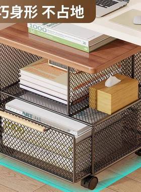 书IOF架落推桌地可移动简整理架学习下大容量易小车书本带轮储物