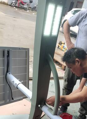 明太阳能路灯户外灯6米新d农村道路工程le照高灯KBQ杆全套超亮大