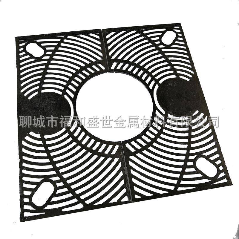 201不锈钢树篦子铸铁树穴护树板美化装饰树坑商业街行道树池盖板