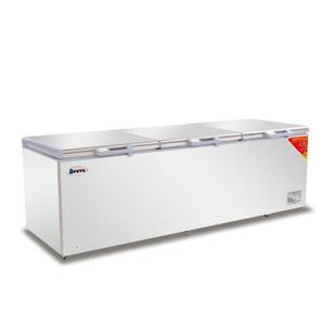 商用大糕容量雪冷柜单玻644双门三门冰箱保鲜冷冻透明璃卧式 展示