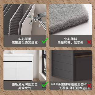 厂瓷家直销洗衣阳台家用蜂窝铝洗手池台402盆合柜组一体陶洗衣槽